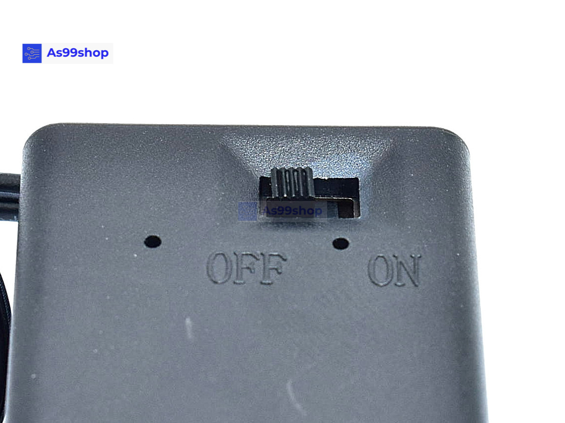 รังถ่าน 9 Volt battery box แบบมีฝาปิด/สวิตซ์ปิด,เปิด /plug 5.5*2.1 mm