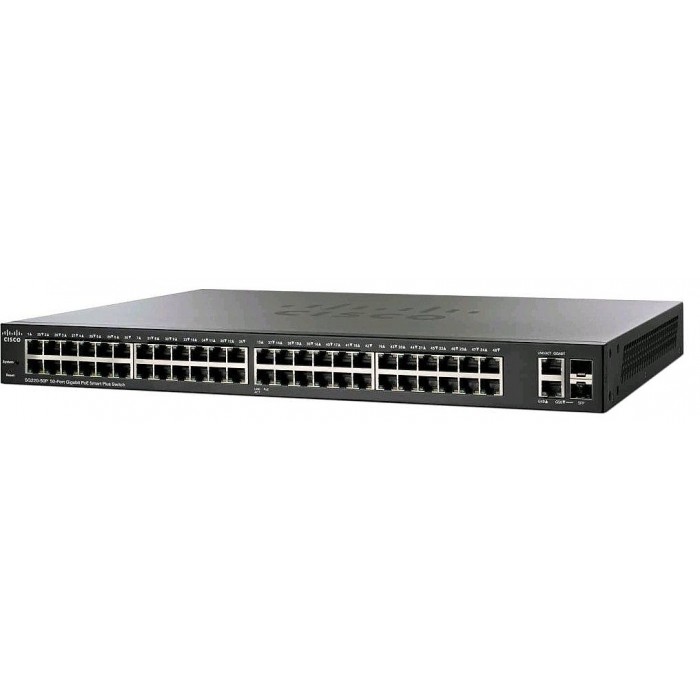 Cisco SG250-50P-K9-EU 48 Port 10/100/1000 PoE+ 375W, 2x1G SFP/RJ-45