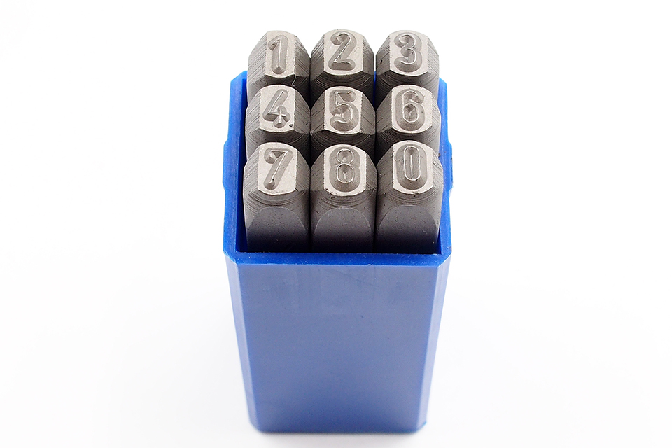 เหล็กตอกตัวเลข (ตัวกลับ) เยอรมัน MASUS ขนาดมิล : 1.5 MM - 12 MM