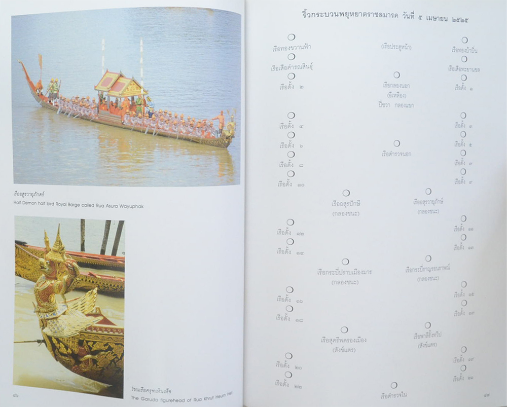 เรือพระราชพิธี (ขายตามสภาพ)