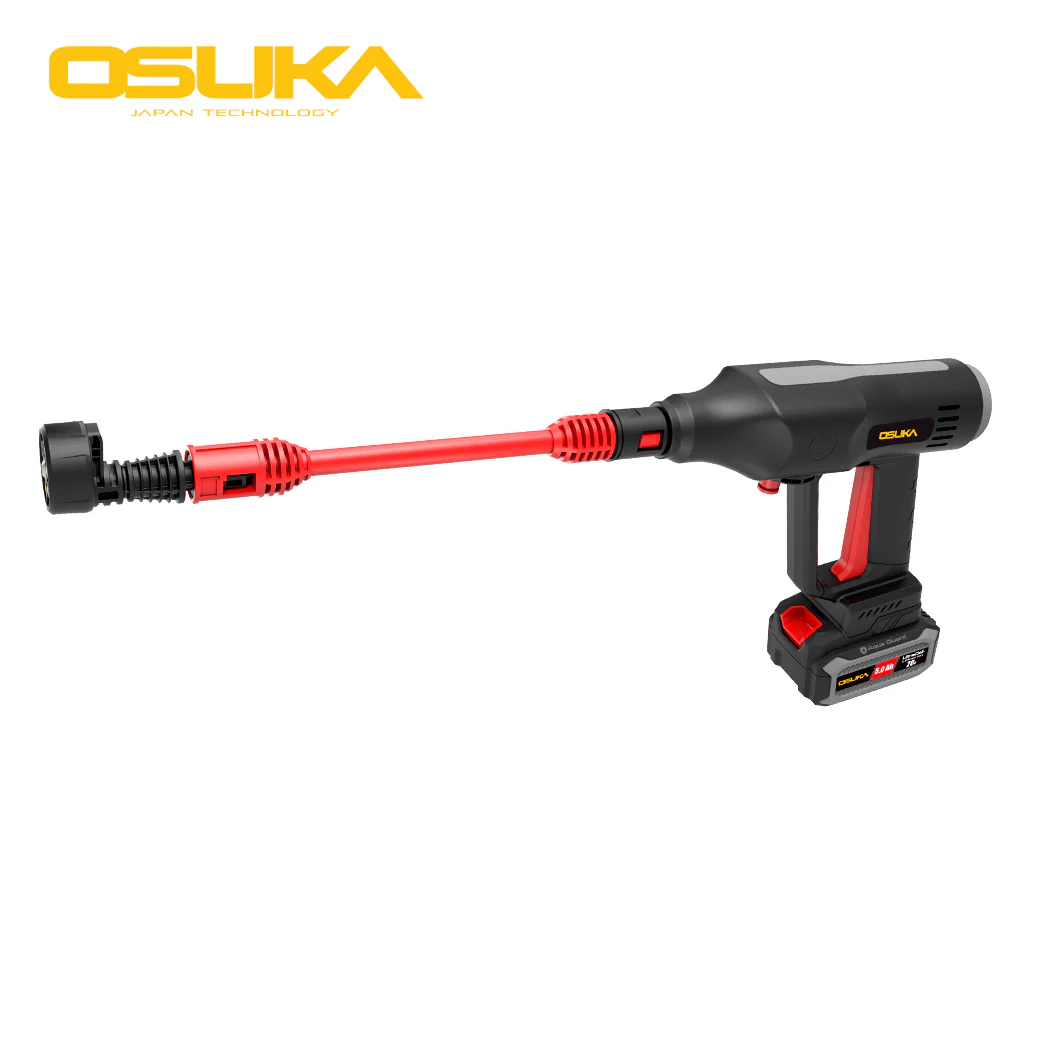 OSUKA OCPW607-P1 เครื่องฉีดน้ำแรงดันสูงไร้สาย 60Bar 20V พร้อมแบตx1