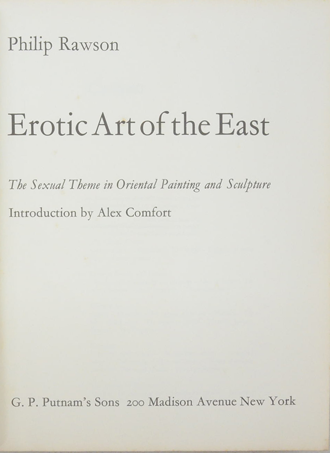 Erotic Art of the East