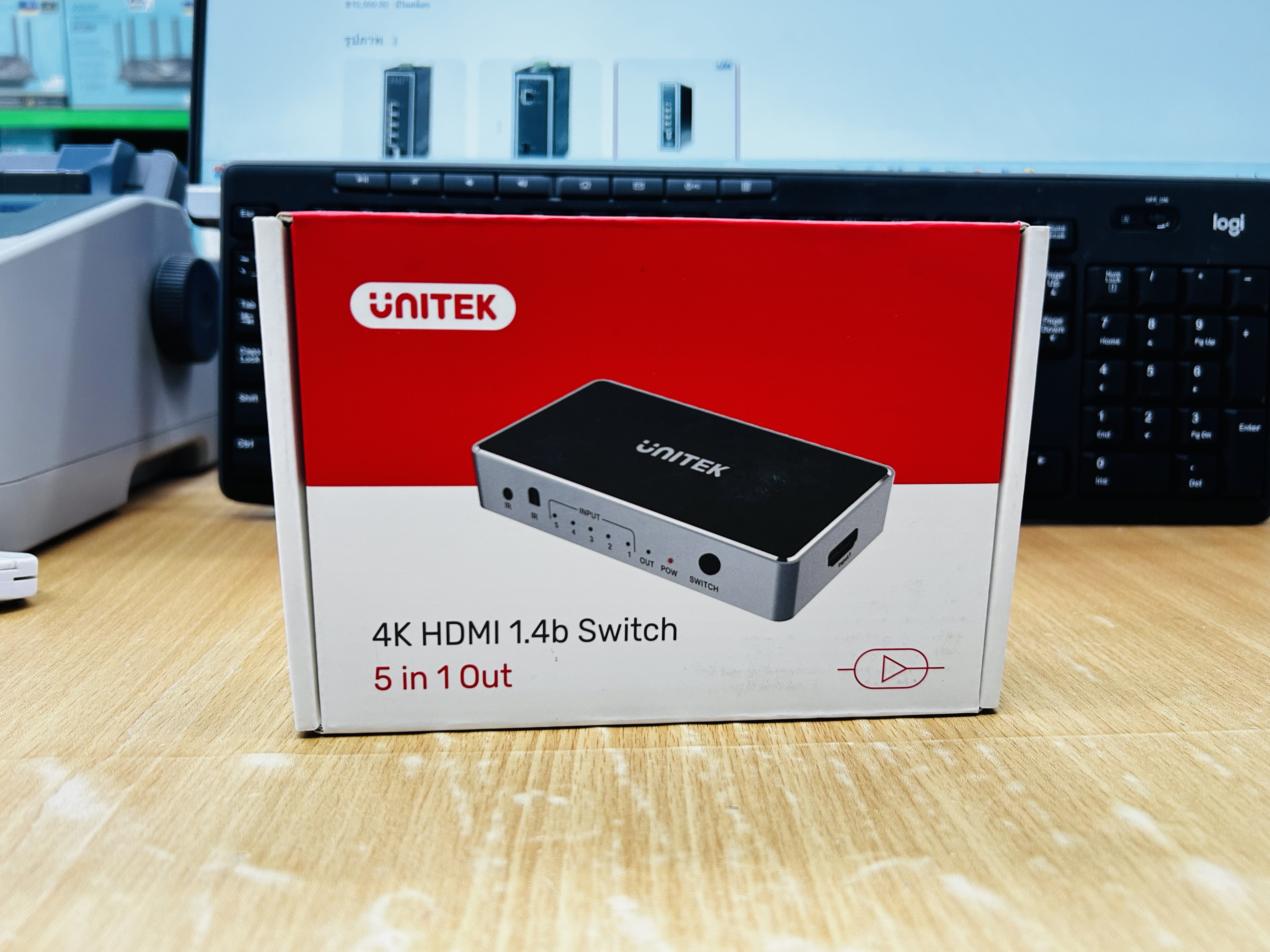 Unitek V1110A 4K HDMI 1.4b Switch 5 in 1Out