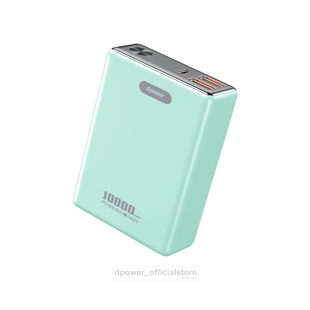 d-power พาวเวอร์แบงค์ รุ่น S9 plus ความจุ10000mAh ชาร์จเร็ว PD22.5W (มอก.2879-2560) รับประกัน 1 ปี