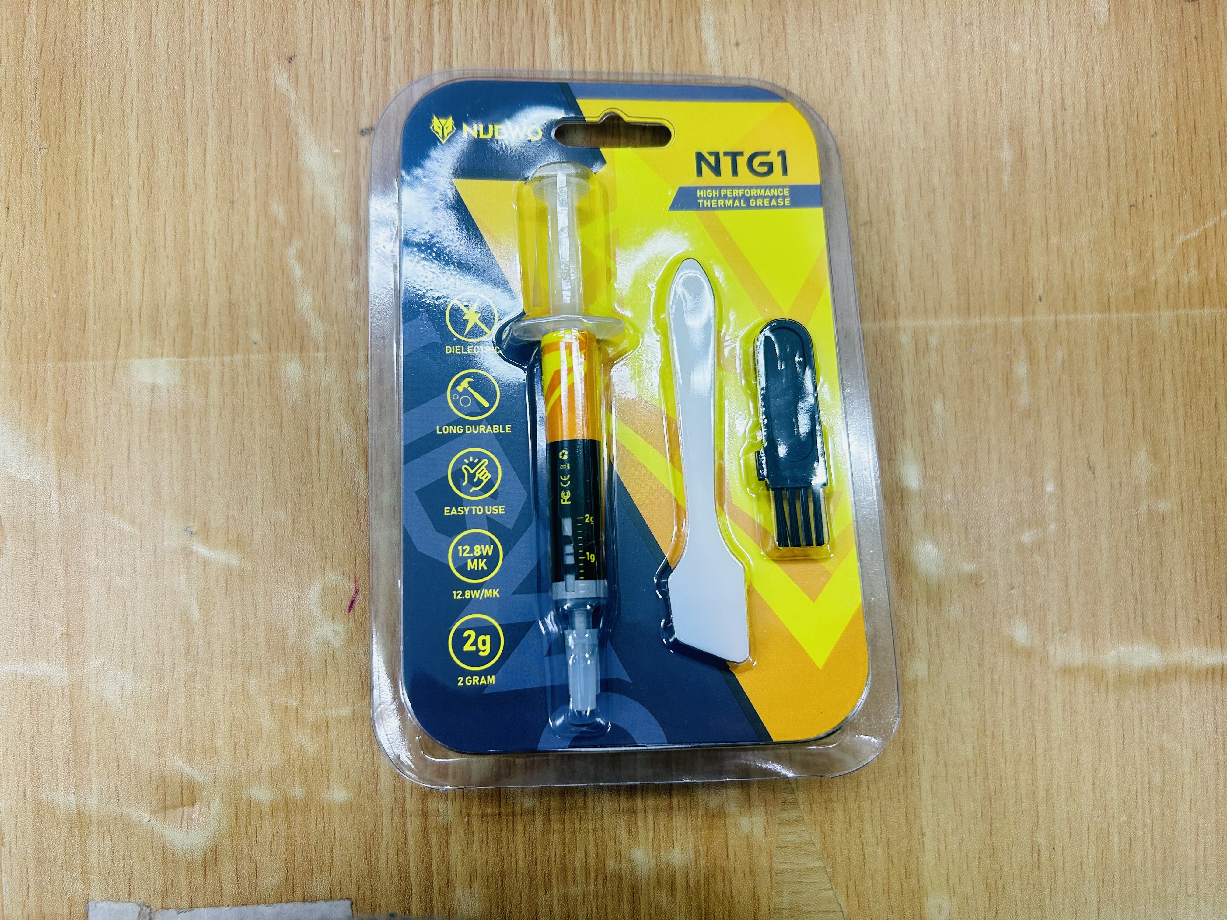 NTG1 NUBWO ชุดซิลิโคนติด CPU 2กรัม สีเทาเงิน SKU-02876