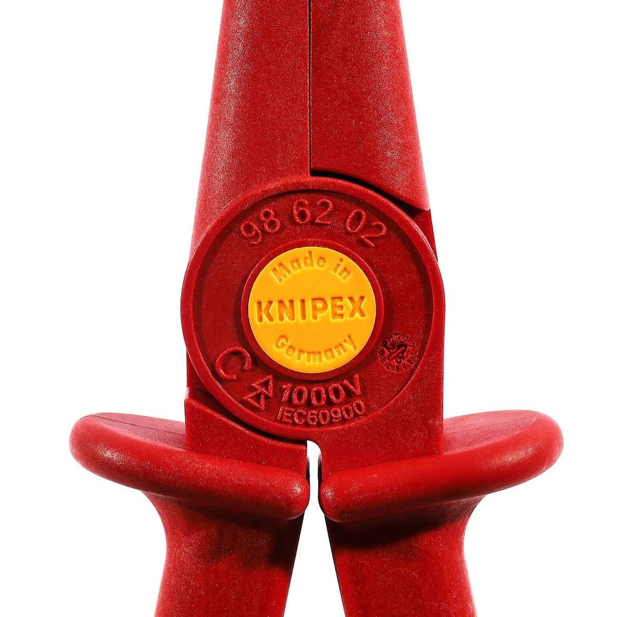 KNIPEX 98 62 02 คีมปากแหลมพลาสติก ป้องกันกระแสไฟ 1000V