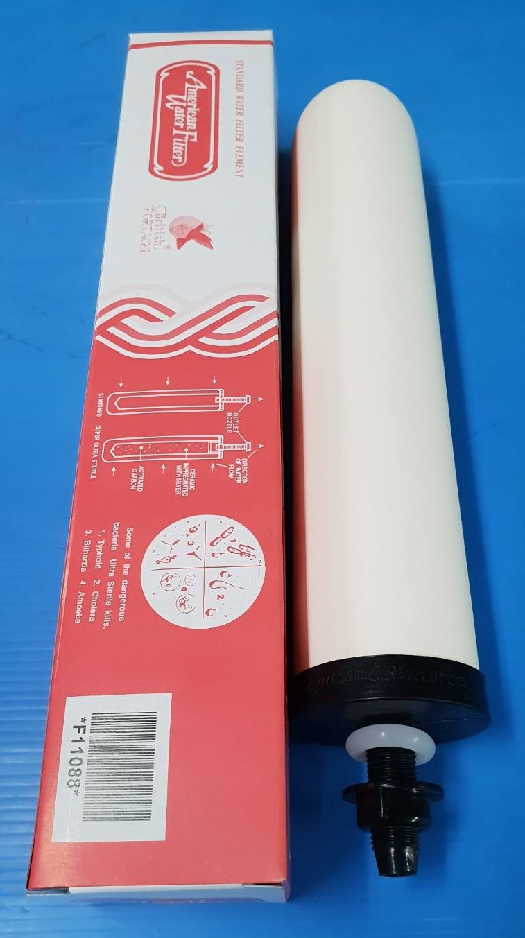 ไส้ STANDARD 10" 0.3 MC ฝาสีดำ ไม่มีคาร์บอน