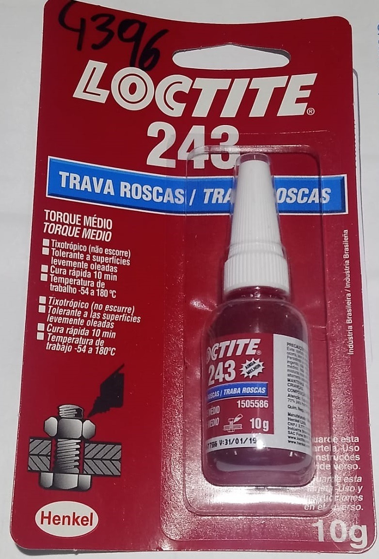น้ำยาล็อกเกลียว Loctite 243 - 10 ml (ใช้ล็อกเกลียวหัวแจ็ก George L's)