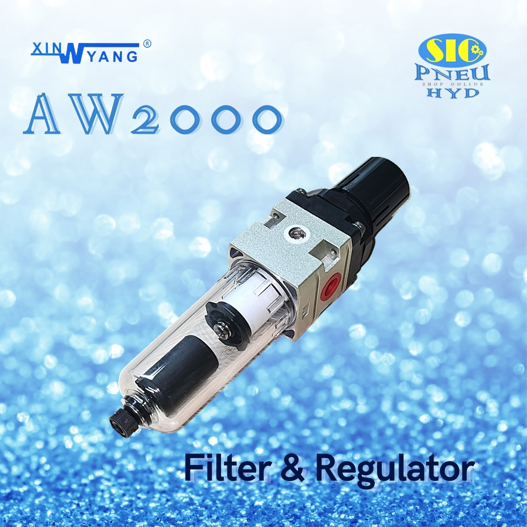 AW2000 : Filter Regulator กรองลมดักน้ำปรับแรงดัน XINYANG
