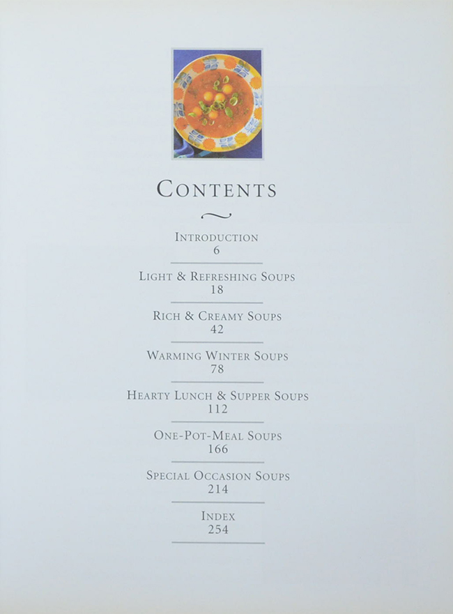 SOUP superb ways with a classic dish