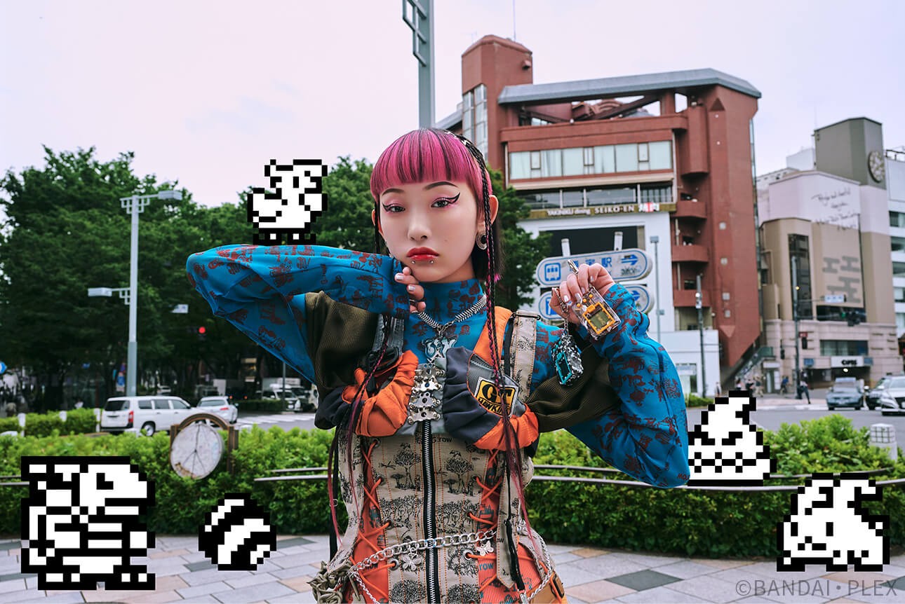 BANDAI DIGIMON Digital Monster V-PET HYPE DROP EDITION feat. Utaha - Mosiac Blue COLOR ดิจิม่อน วีเพ็ท ไฮป์ดรอป อุตาฮะ[LOT JP]