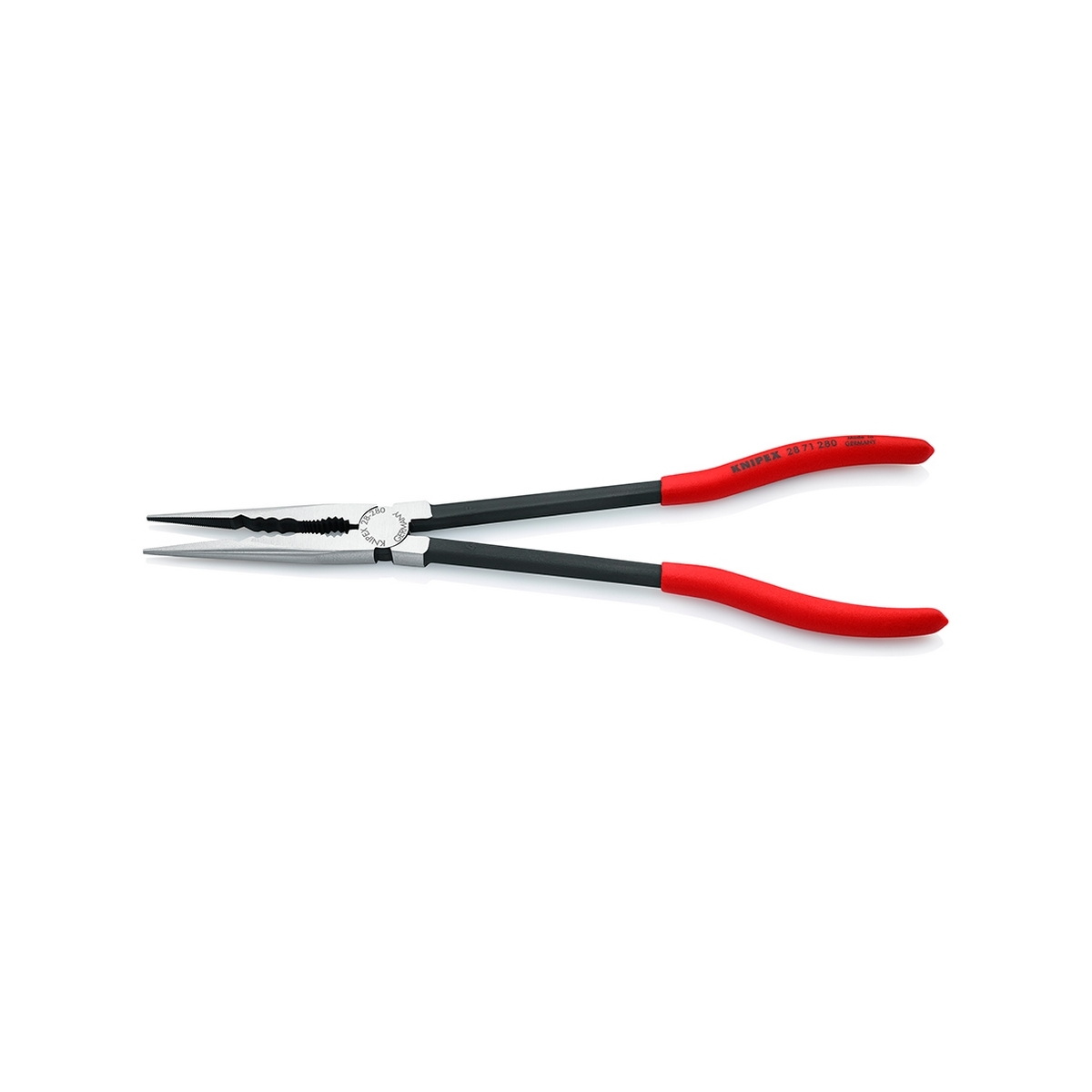 KNIPEX 28 71 280 คีมปากแหลมคอยาวพิเศษ ปากตรง 280mm (11")