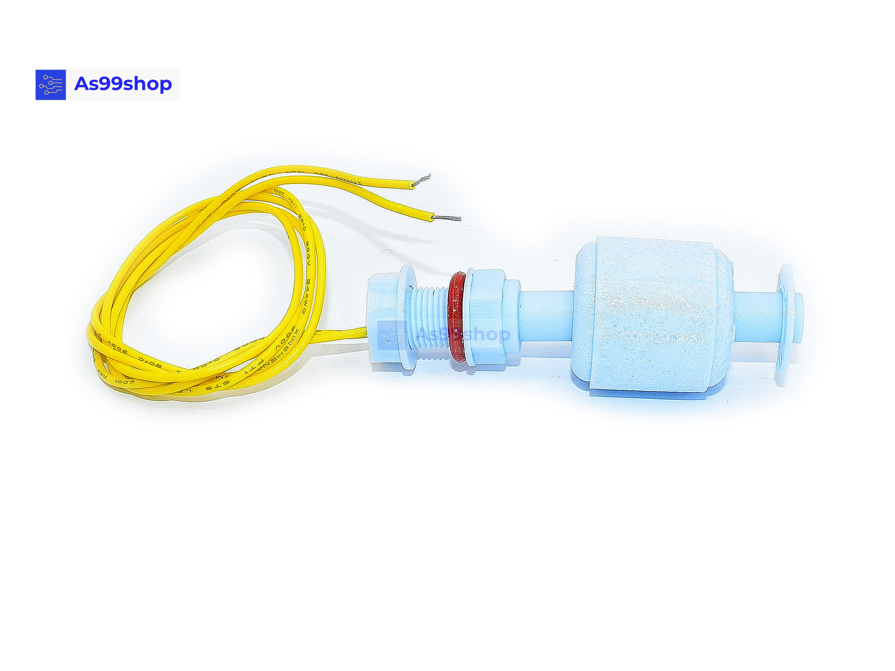 สวิตซ์ลูกลอย PP plastic small float switch สายยาว 40 cm.