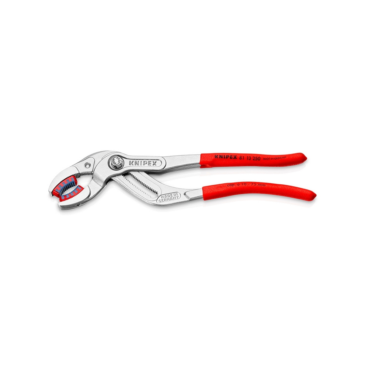 KNIPEX 81 13 250 คีมคอม้าสำหรับไซฟอนและข้อต่อ เคลือบโครม 250mm (10")