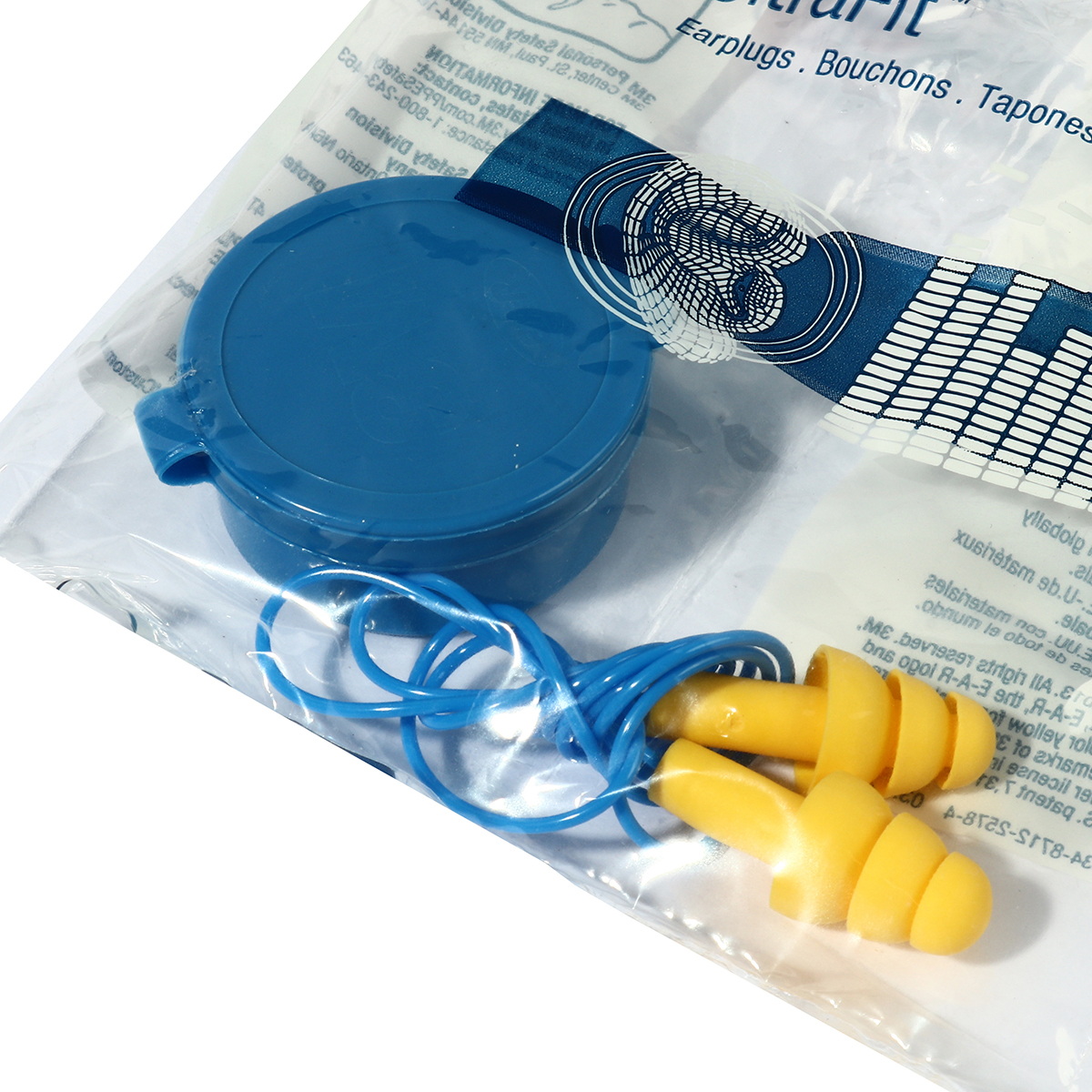 3M No.340-4002 ปลั๊กอุดหู ULTRAFIT มีสาย (NRR 25)