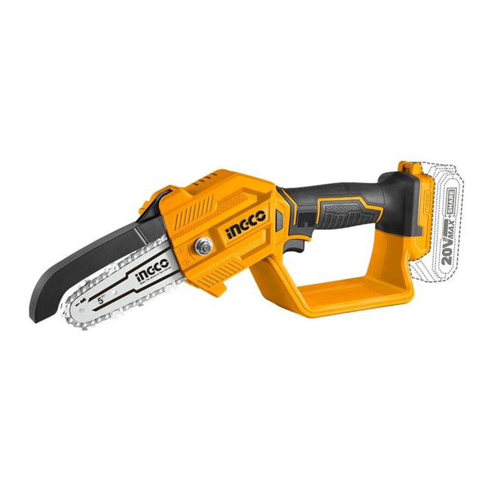 INGCO CGSLI2058 เลื่อยโซ่ไร้สาย 5" 20V เครื่องเปล่า