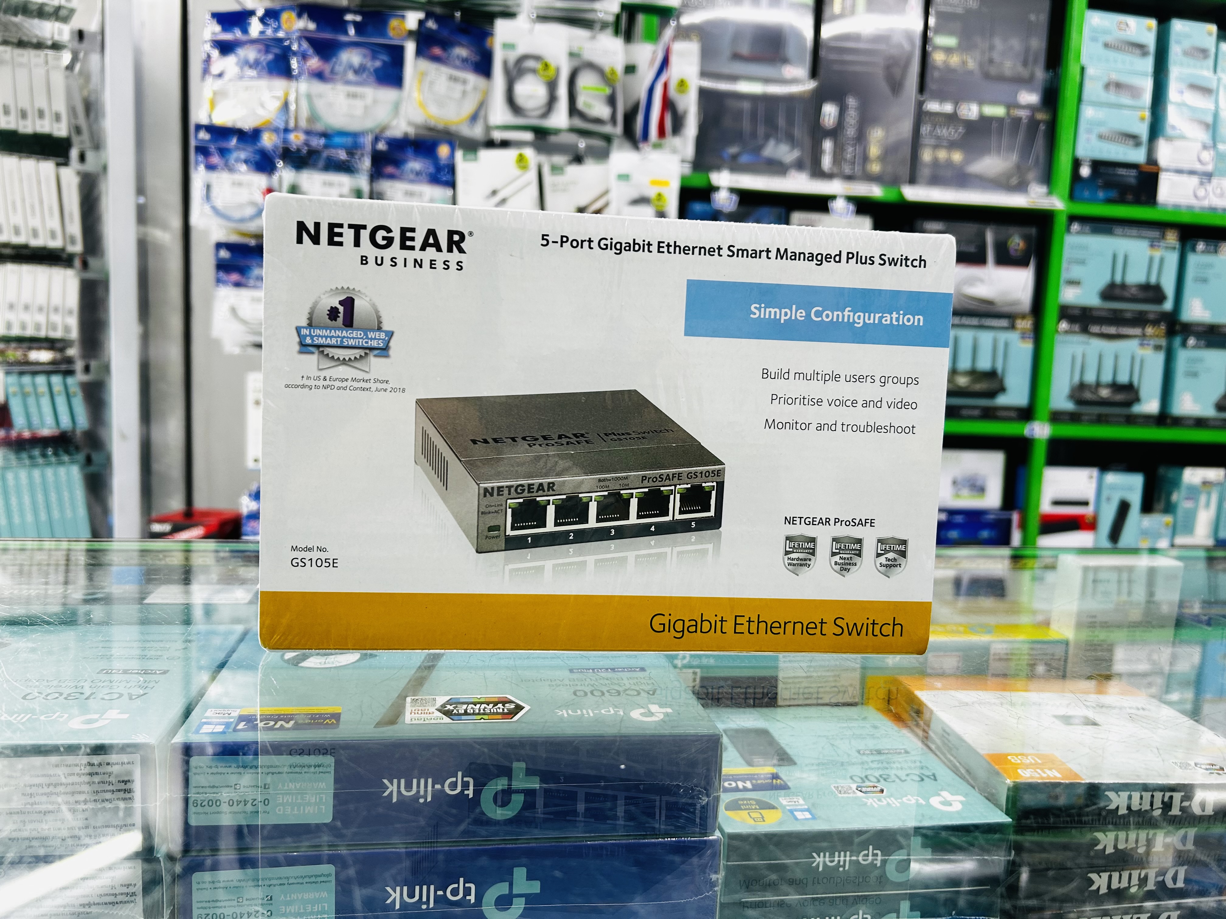 GS105E 5-Port Gigabit Ethernet Smart Managed Plus Switch