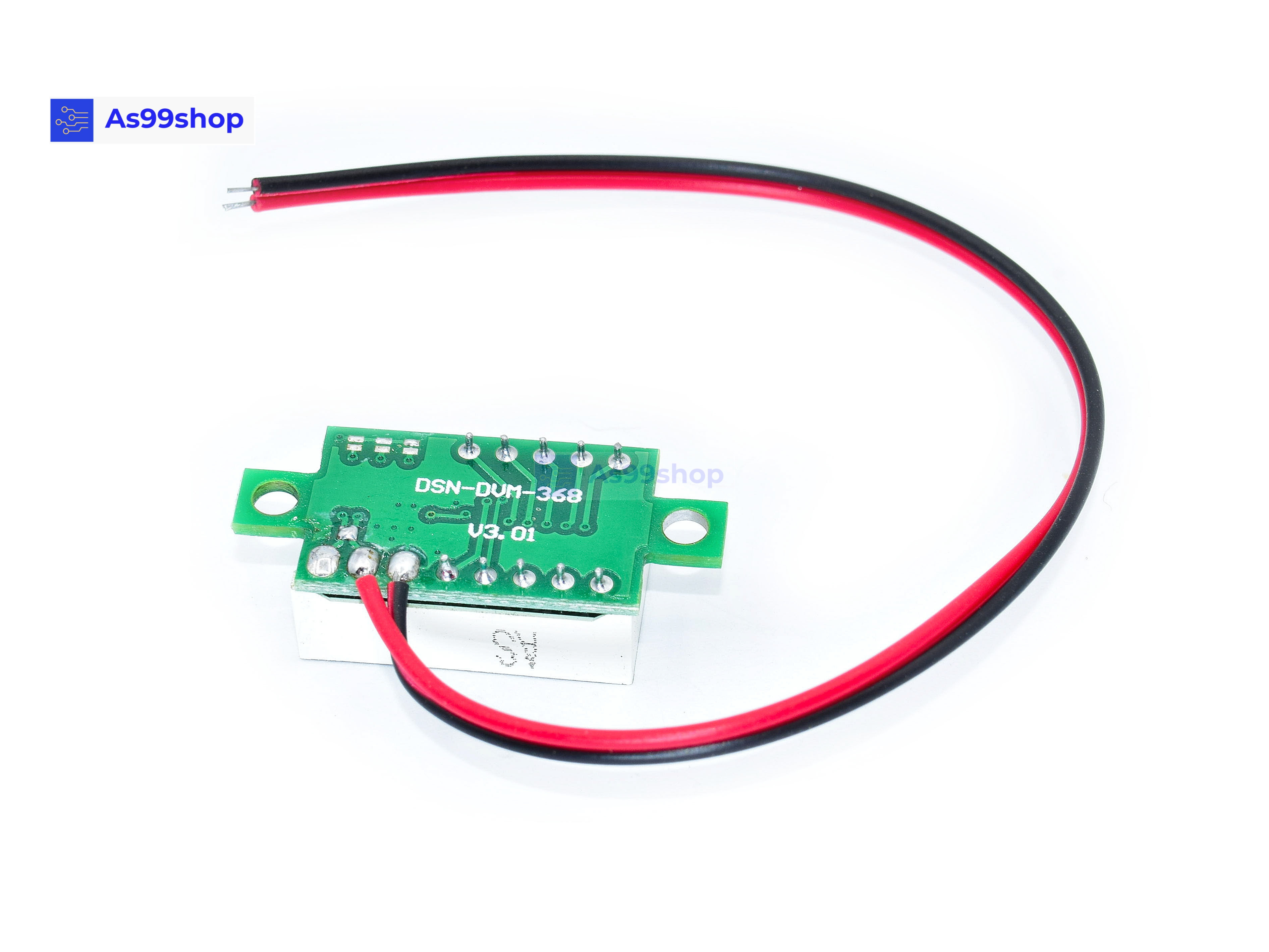digital display 0.36 inch 4V-30V DC voltmeter( 2 line )สีแดง