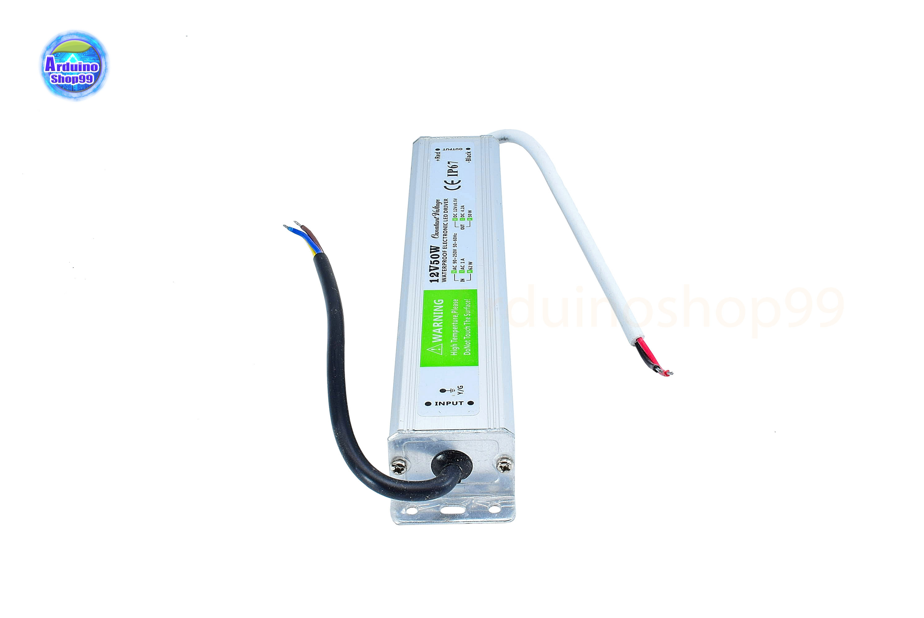 สวิตชิ่งเพาเวอร์ซัพพลาย Waterproof Switching Power Supply 12V 4.2A 50W(สีเงิน)