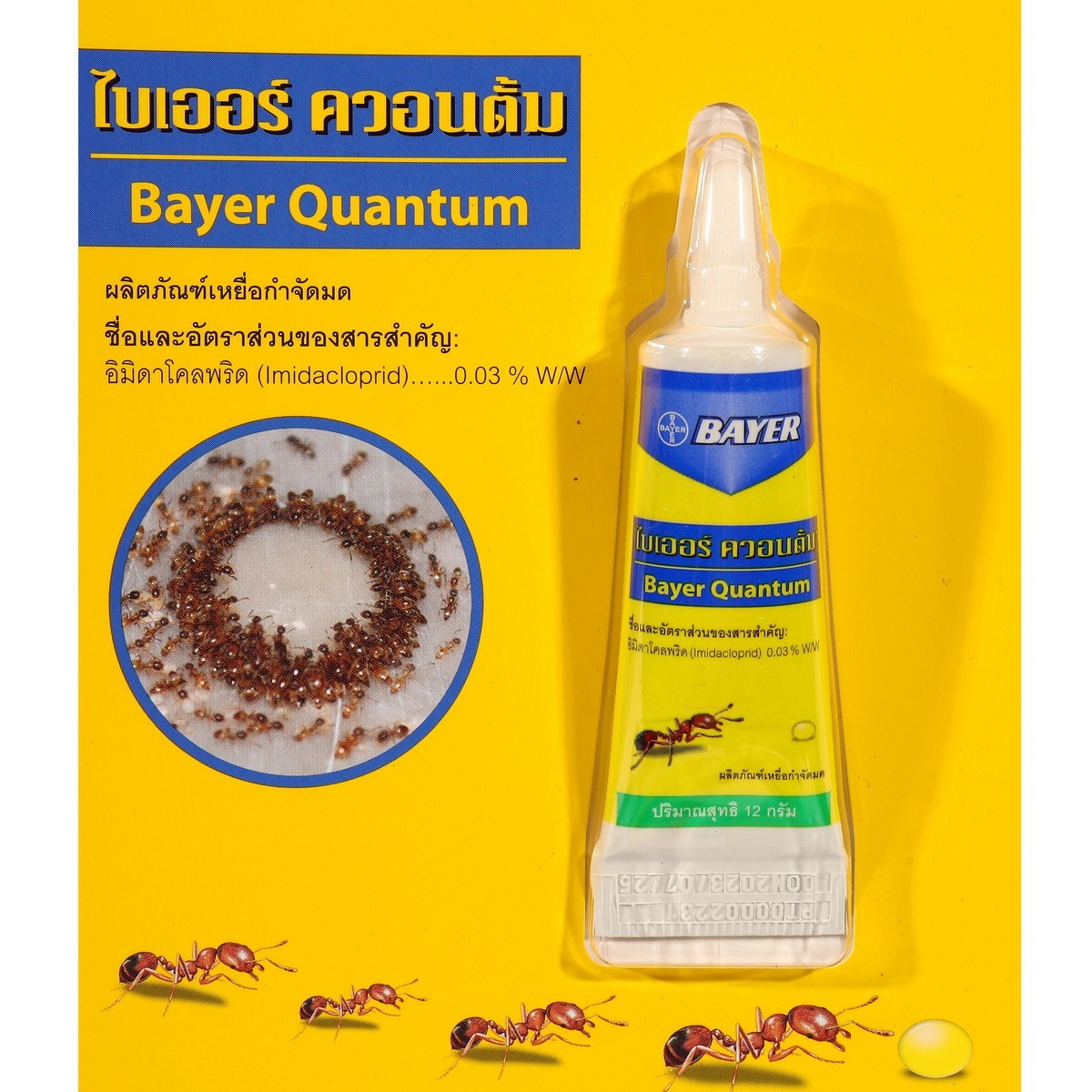 BAYER ควอนตั้ม เหยื่อกำจัดมด 12g