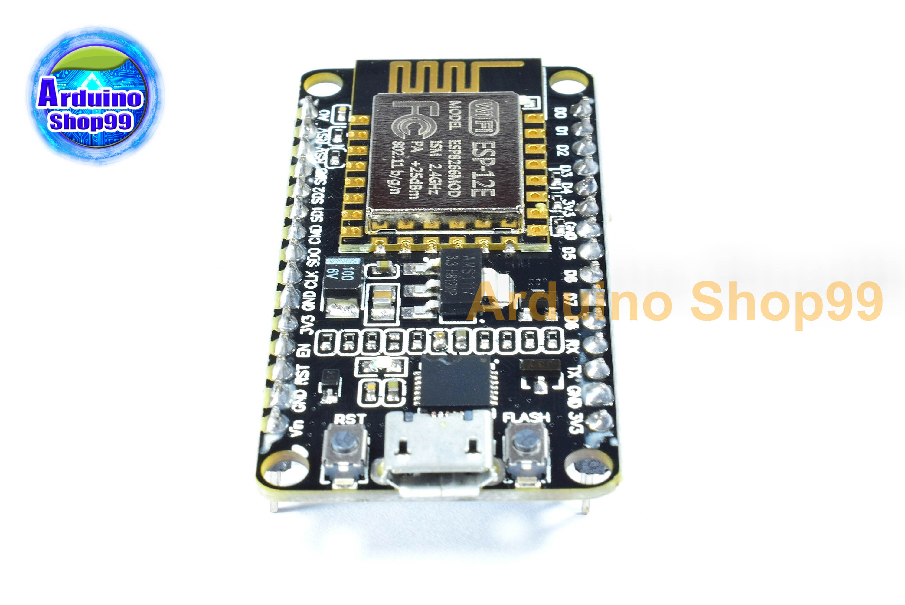 1 ชุด จำนวน 5 ตัว NodeMcu ESP8266-12E V2 CP2102