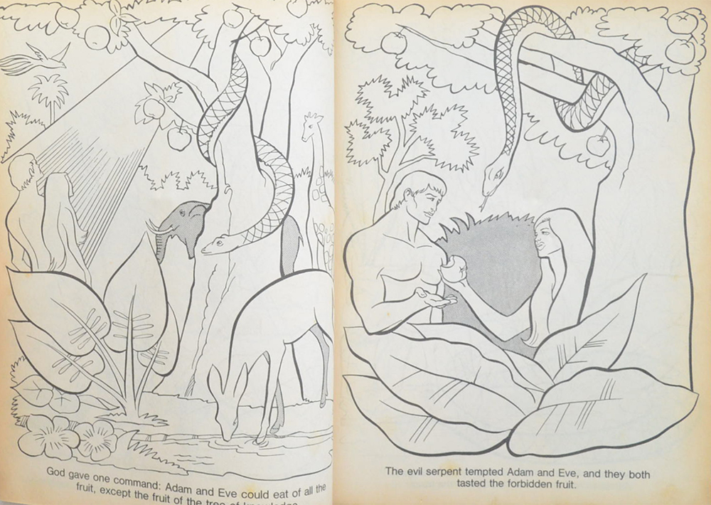 THE BIBLE COLORING BOOK