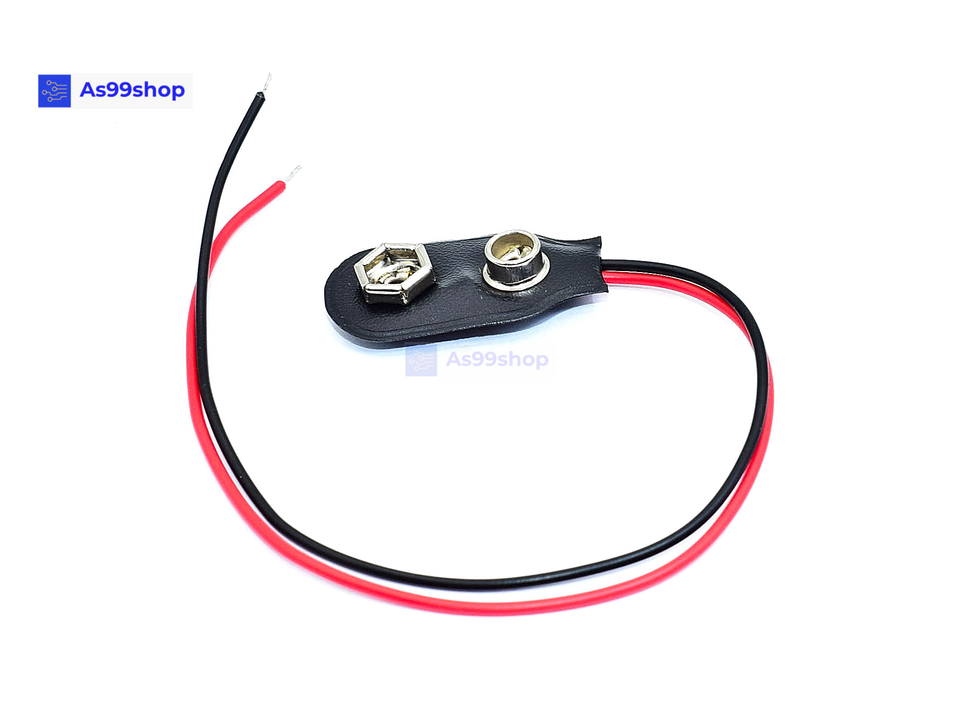 ขั้วถ่าน 9 Volt battery (ยาว 18 cm)