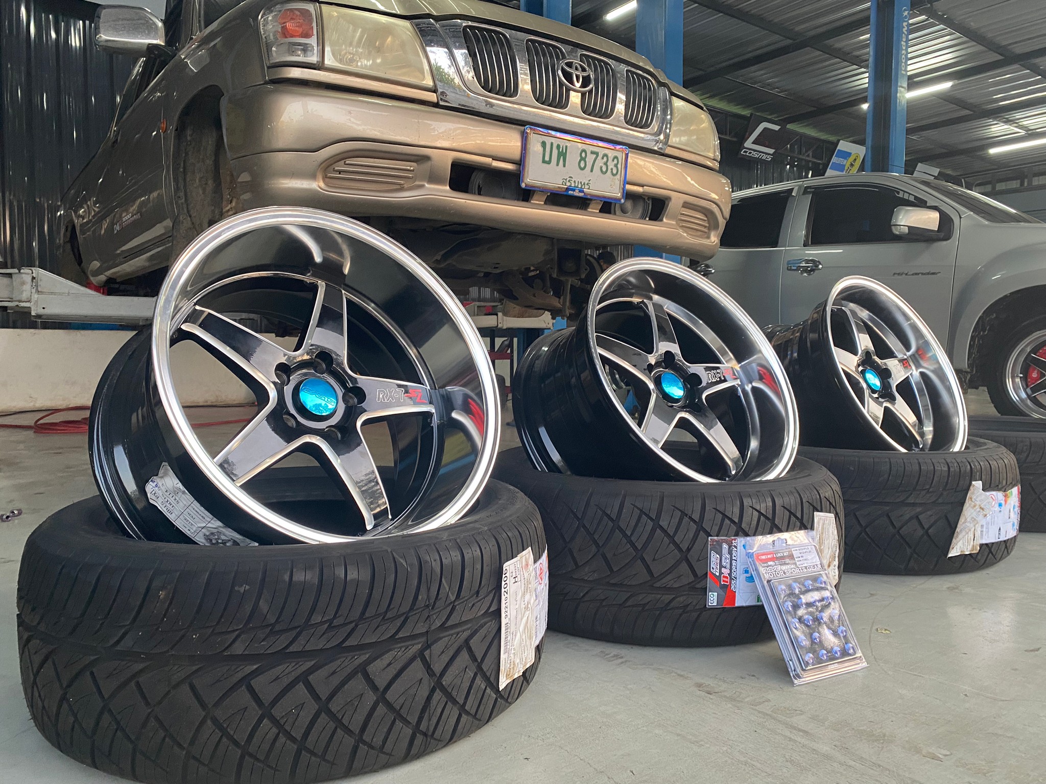 ล้อ OASIS BB15 ขอบ 18 ยาง LENSO TRIES D-1SP