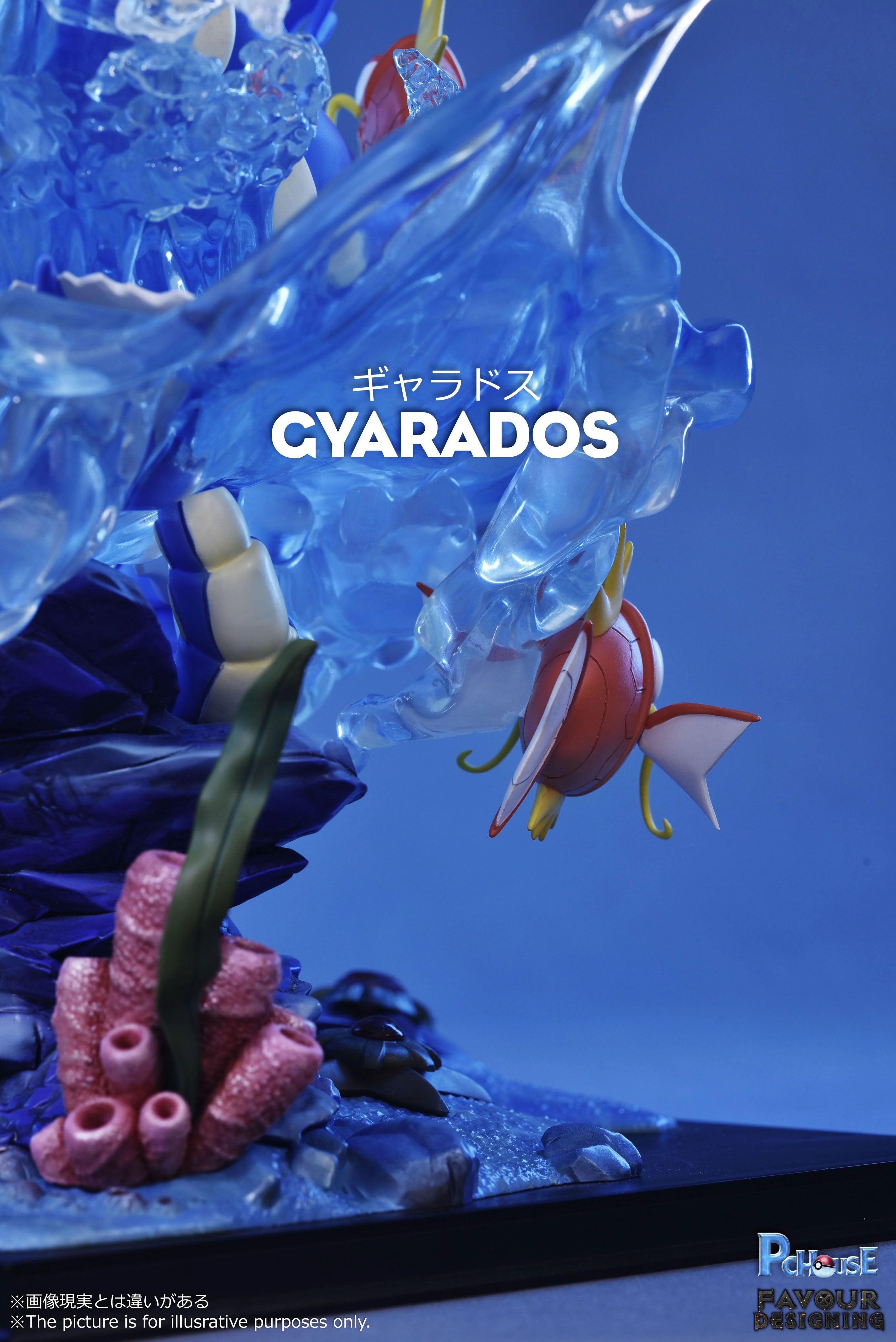 PCHouse Studio - Gyarados and Magikarp(Koiking) Family Deep-sea series โปเกมอน POKEMON Pokémon Pikachu เกียราดอส คอยคิง