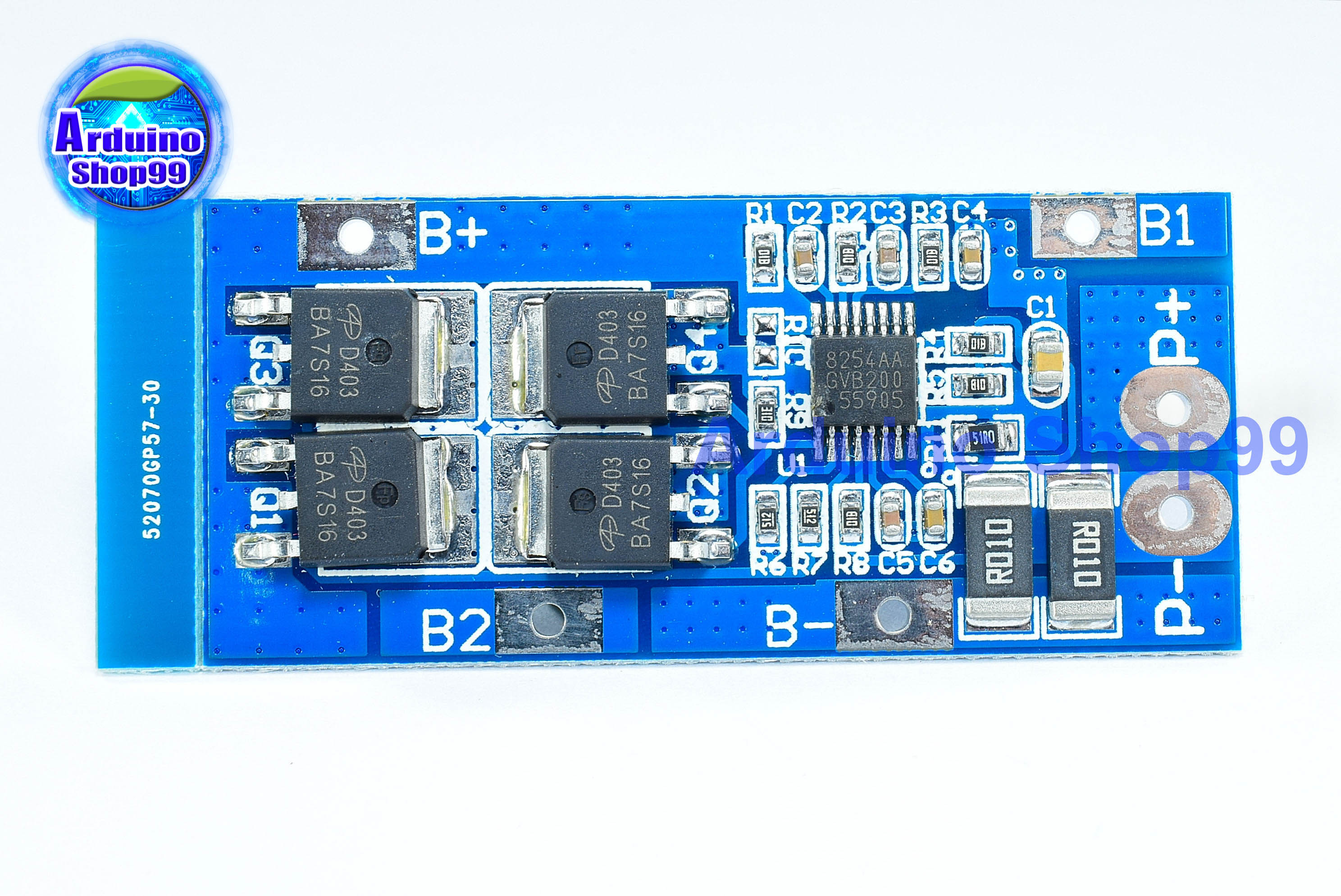 3 string 11.1V lithium battery protection board 10A Working