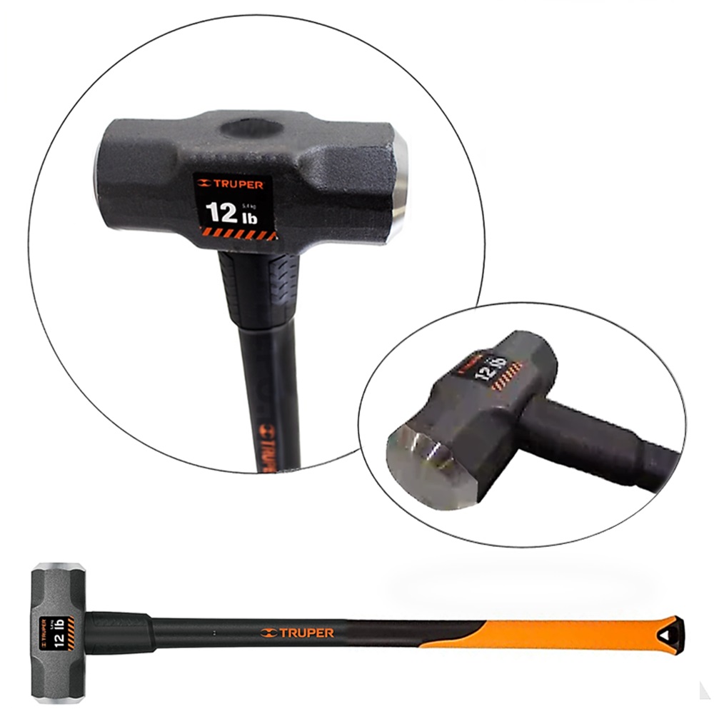 TRUPER MD-12F ค้อนปอนด์ด้ามไฟเบอร์ 36" 12 ปอนด์