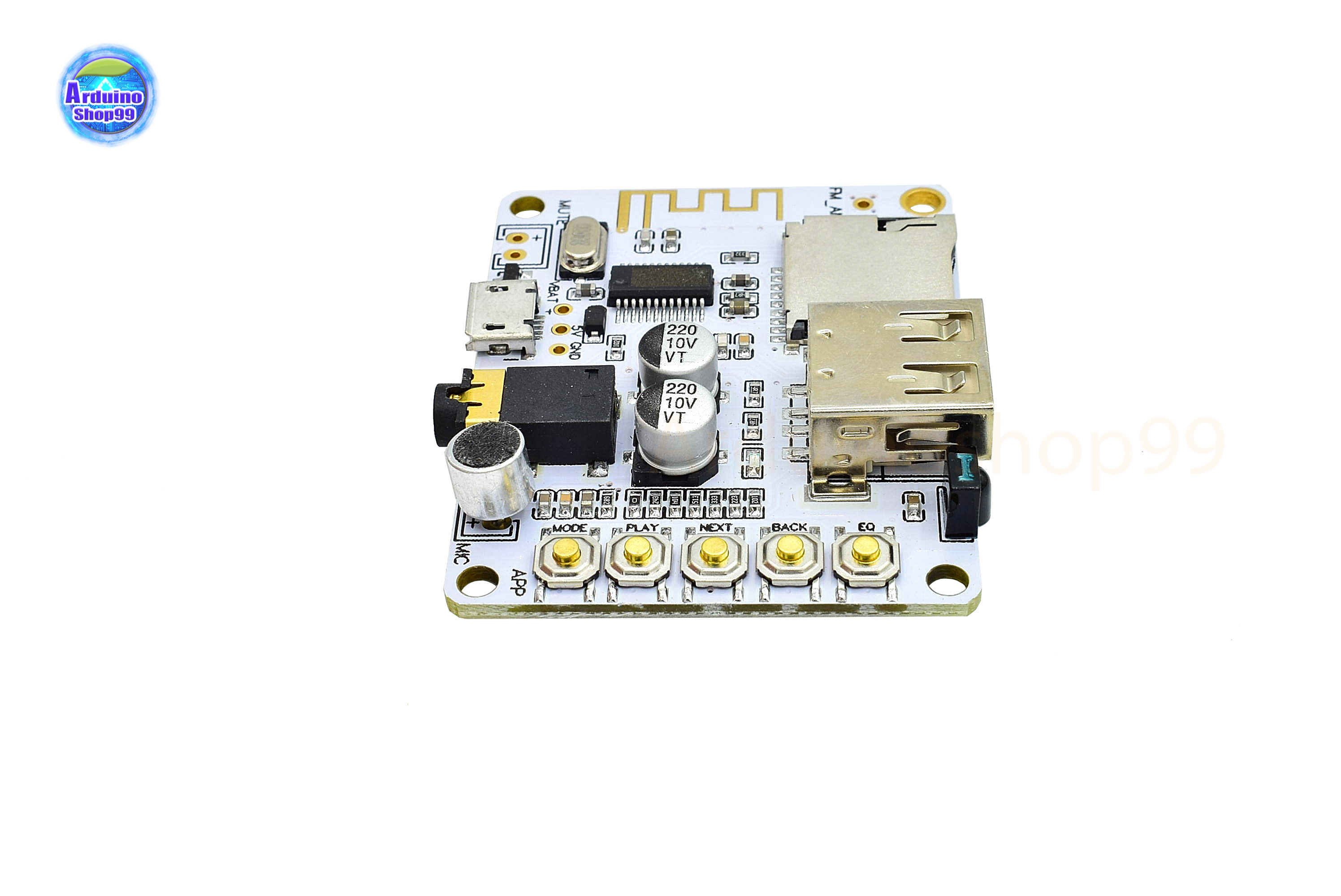Bluetooth Audio Receiver Decoder board with a decoder card slot TF USB playback P Reamp output 5V