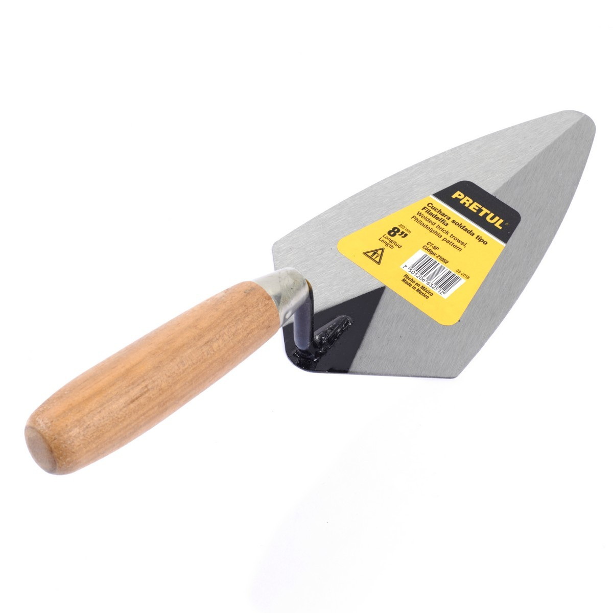 PRETUL 21052 รุ่น CT-8P เกียงเหล็กฉาบปูนสามเหลี่ยม 8"