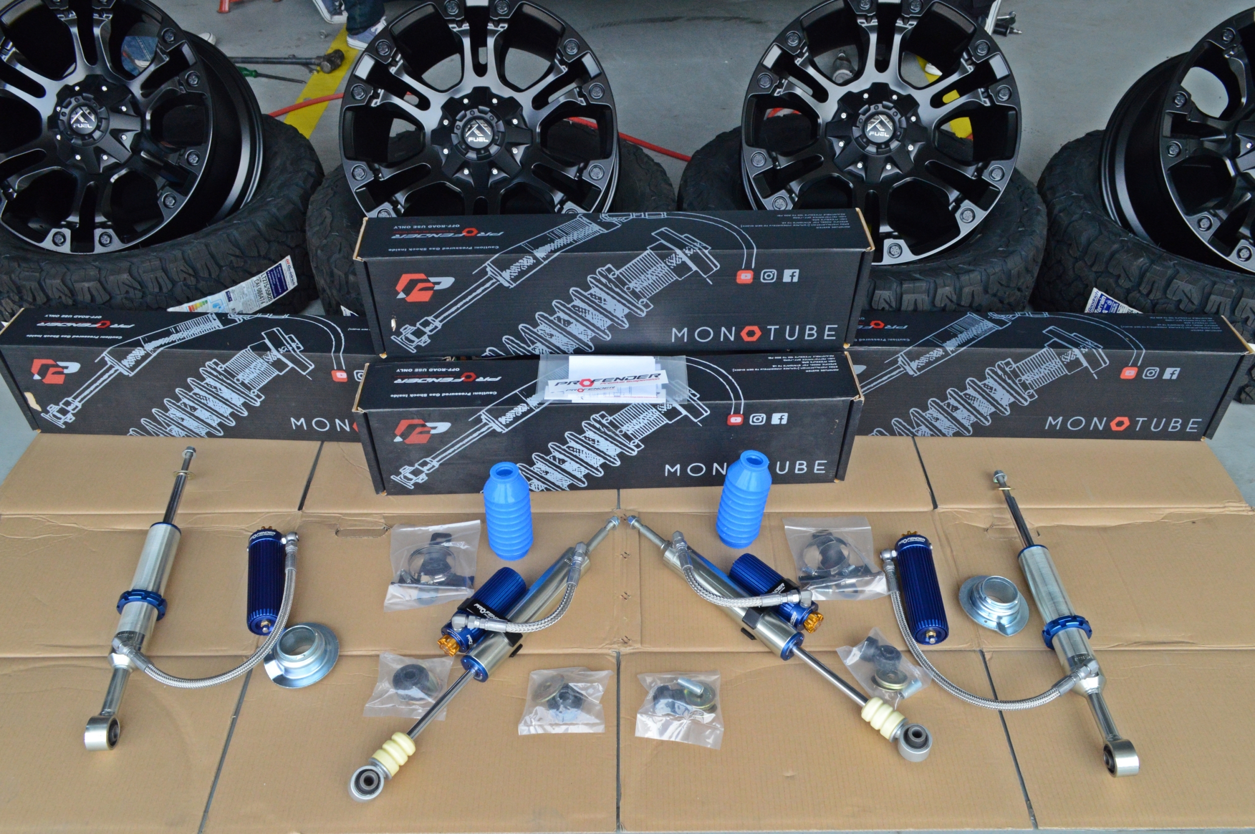 โช๊ค PROFENDER ระบบ Monotube ราคาพิเศษ