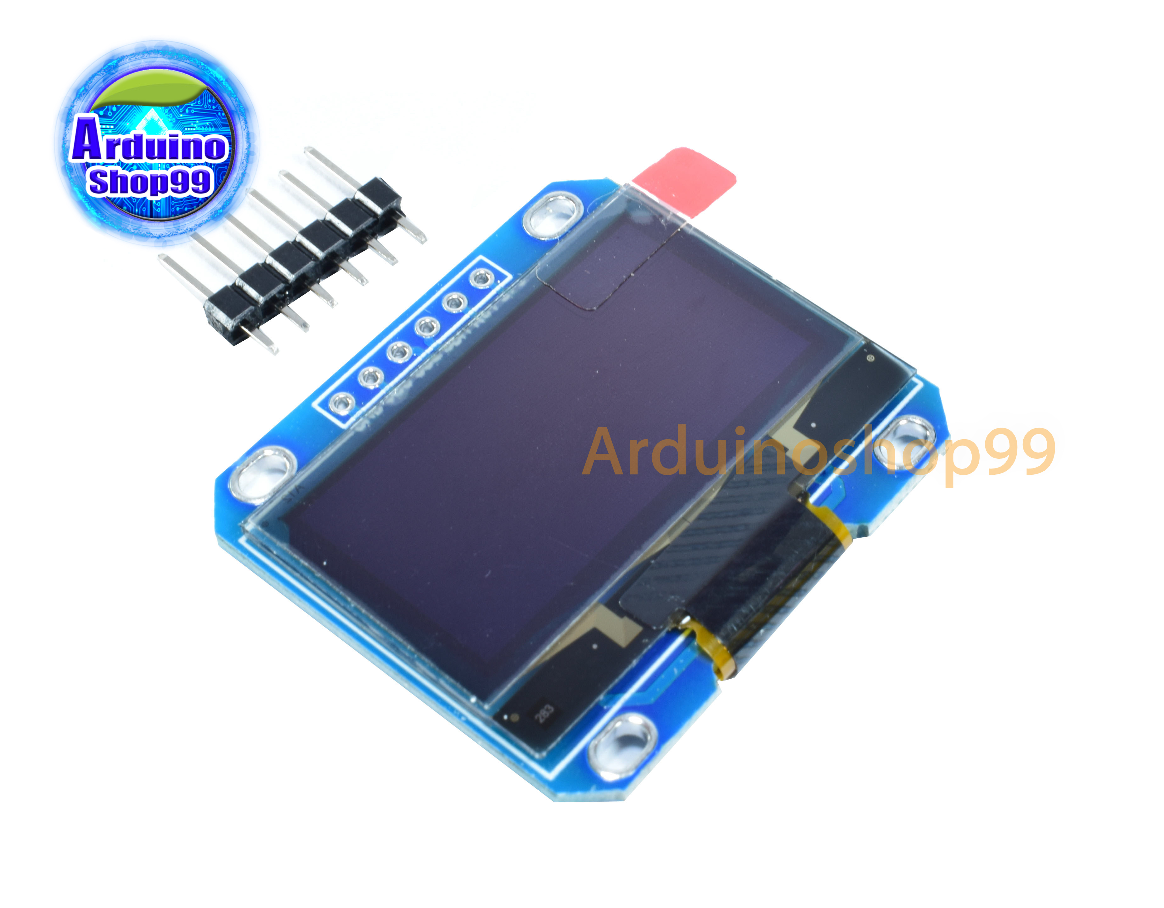 จอแสดงผล OLED ขนาด 1.3 นิ้ว แบบ SPI สีขาว
