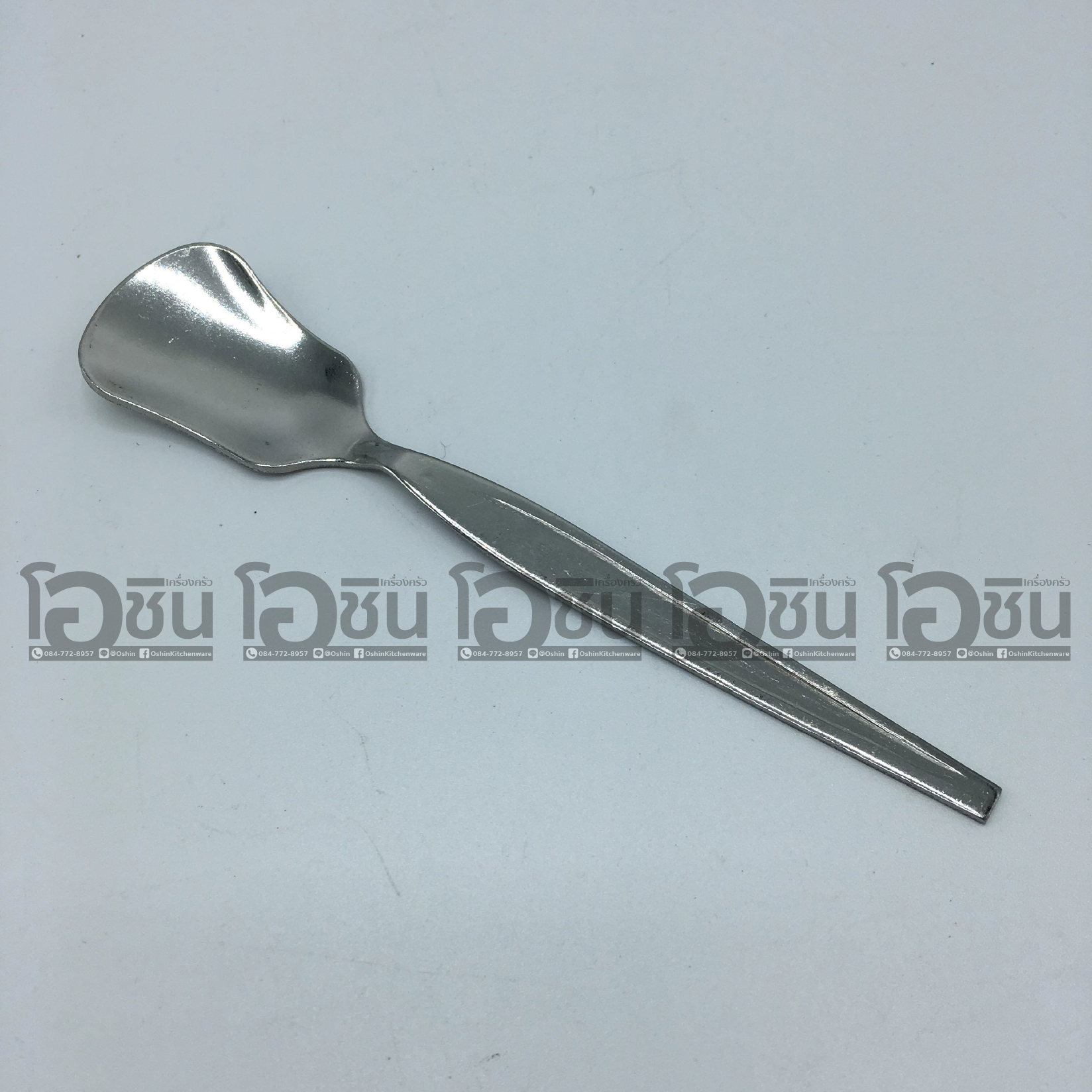 ช้อนไอศครีม สเเตนเลส ตราสมอ 1mm.