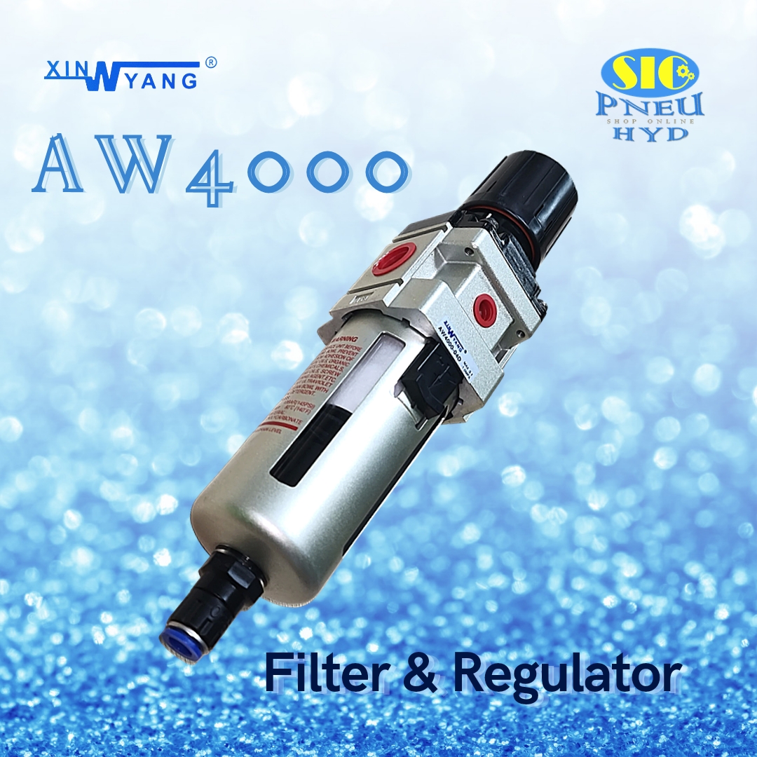 AW4000 : Filter Regulator กรองลมดักน้ำปรับแรงดัน XINYANG