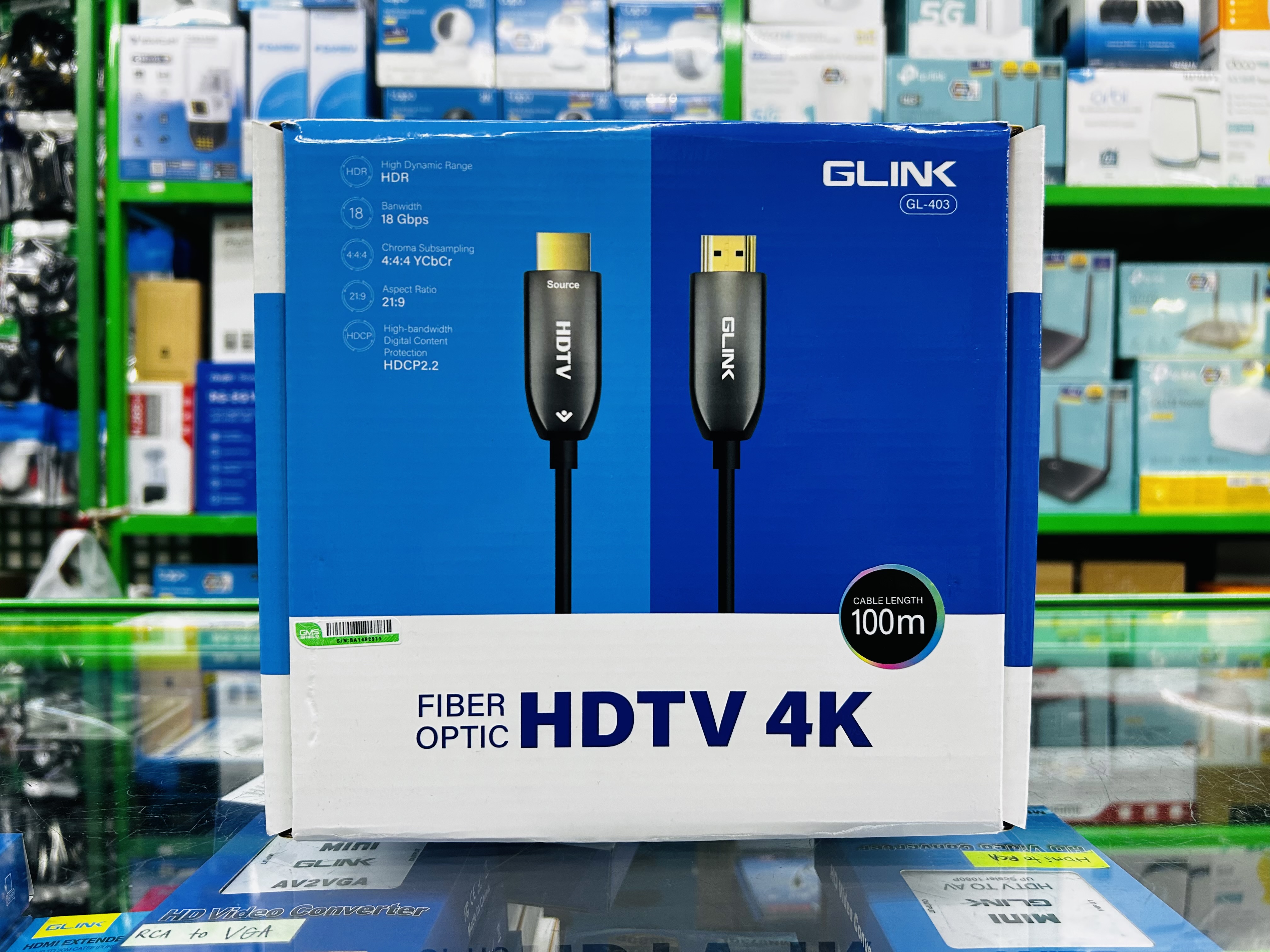 Glink GL-403 HDMI Fiber 100m.