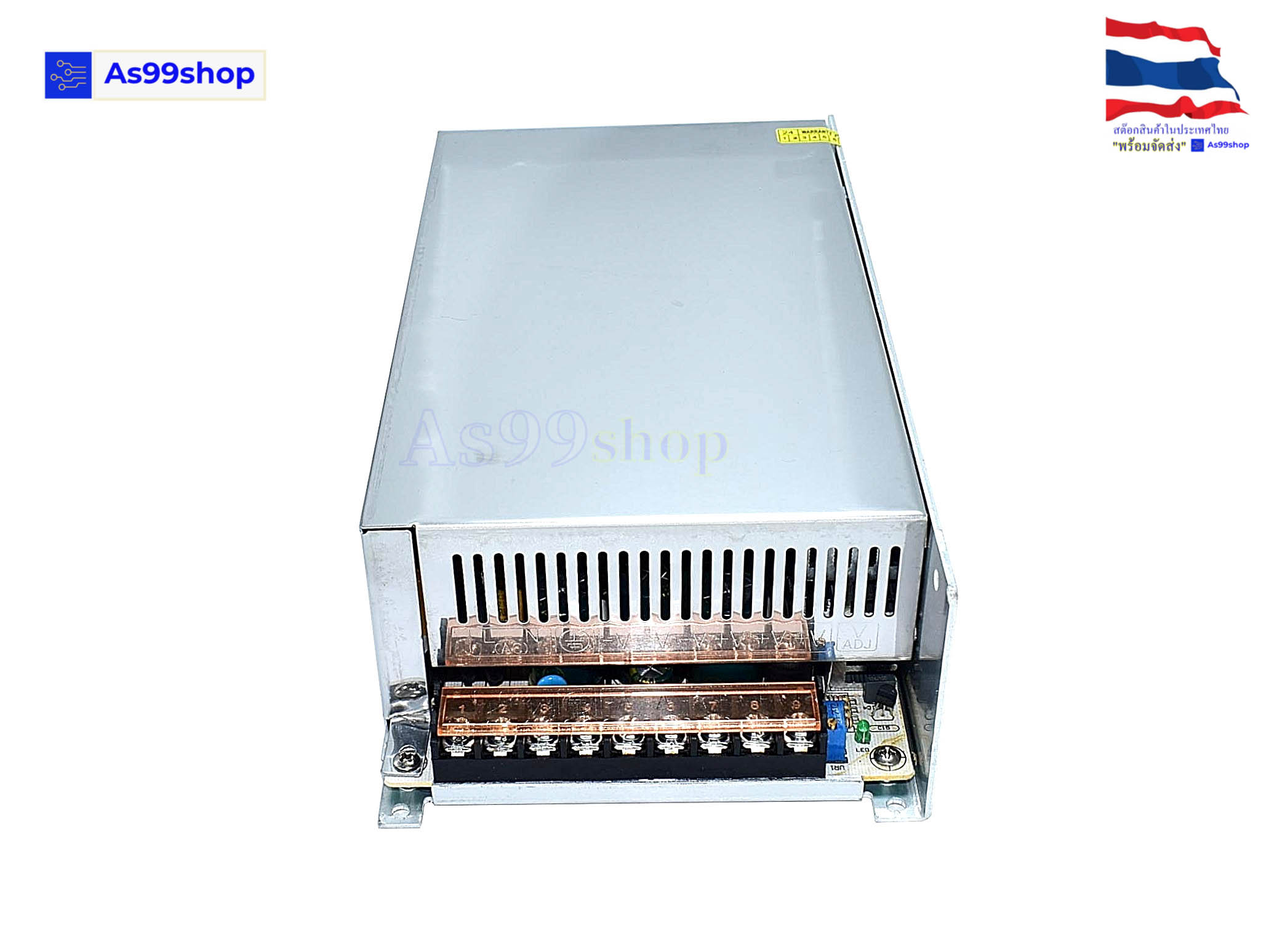 สวิตชิ่งเพาเวอร์ซัพพลาย Switching Power Supply 48V16.6A 800W(สีเงิน) S-800-48