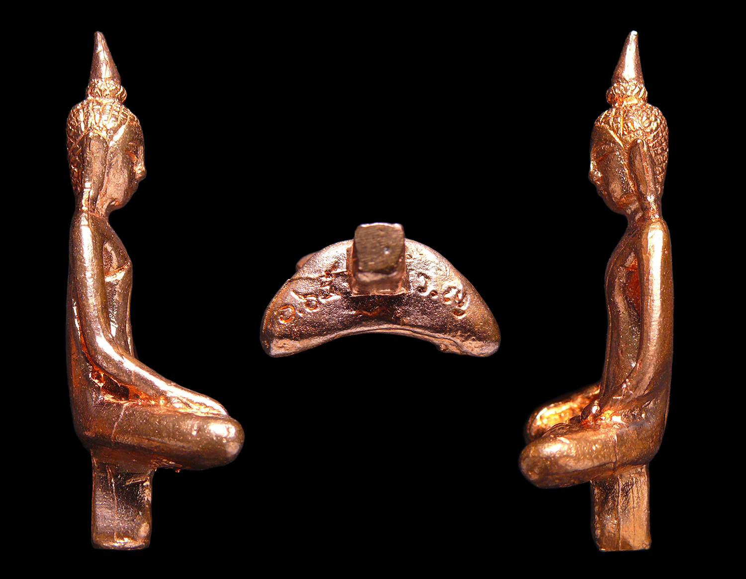 พระยอดธง อู่ทองมหามงคล เนื้อทองผสม เจ้าคุณอ่าง วัดใหญ่สว่างอารมณ์ จ.นนทบุรี พร้อมกล่อง