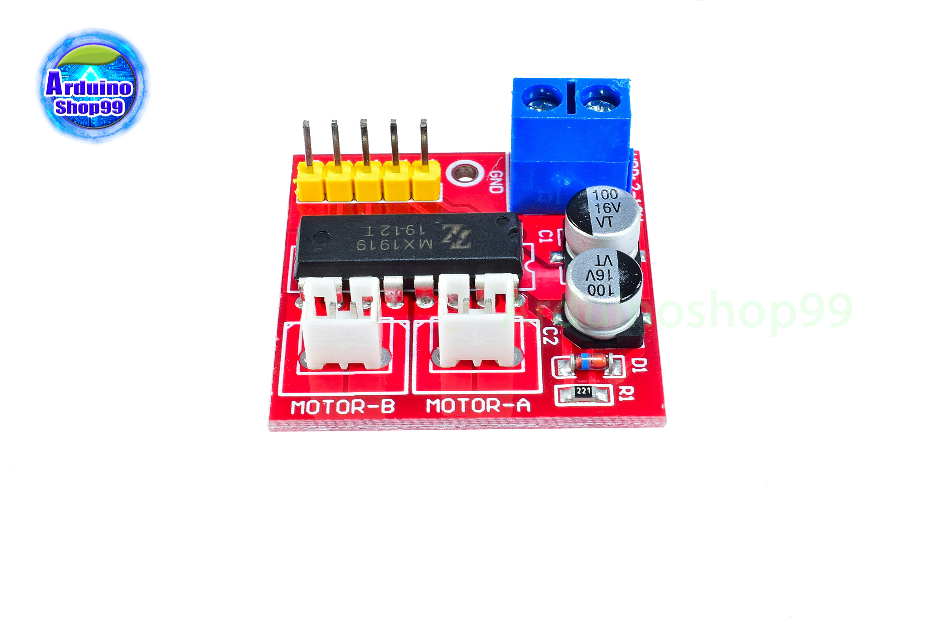 2.5A dual motor drive module positive and negative PWM