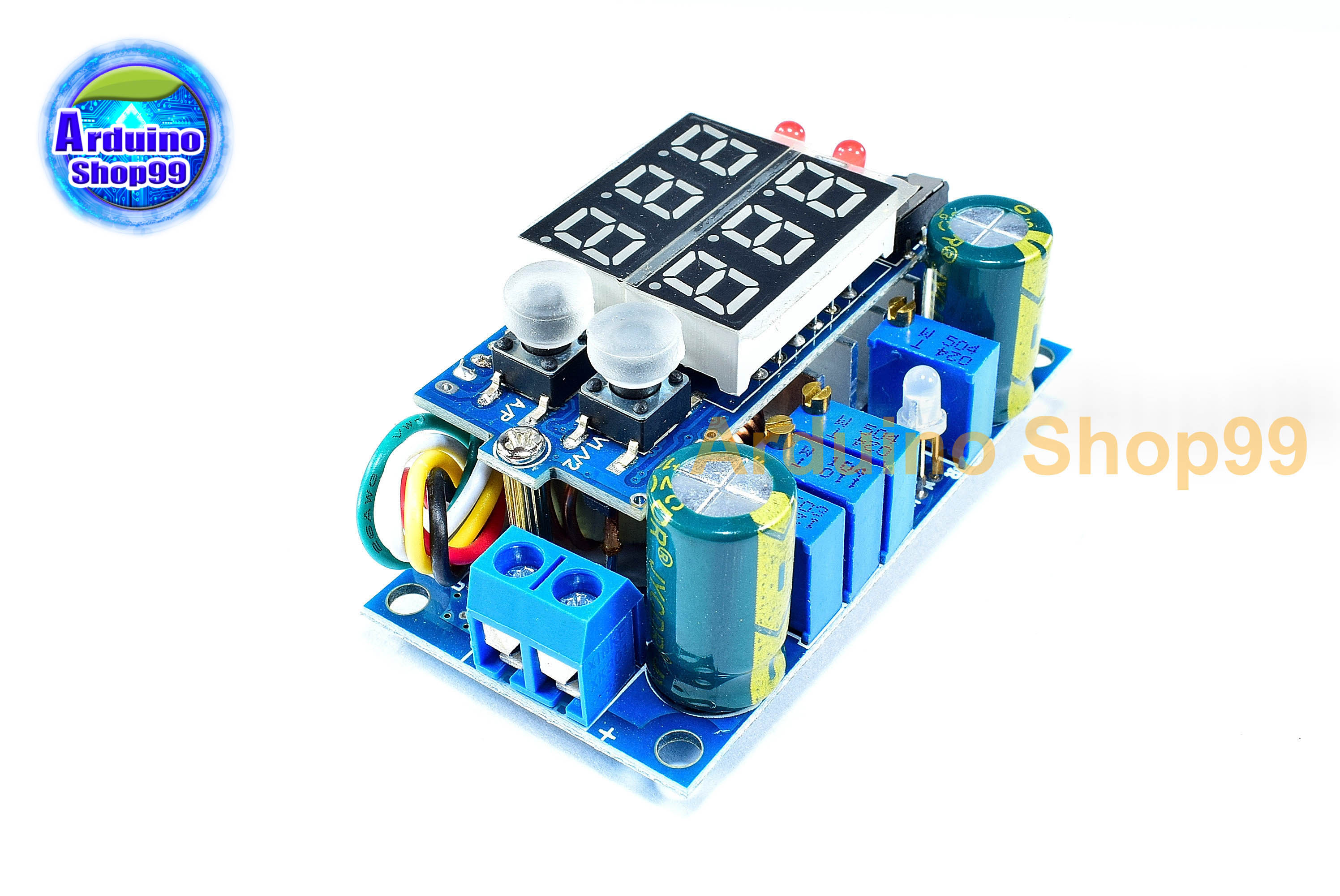 MPPT Solar Panel Controller 5A DC-DC Step Down CC/CV Charging Module Display LED
