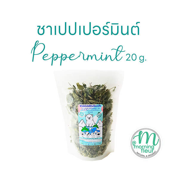 ชาเปปเปอร์มินต์ Organic {Morning Fleur}
