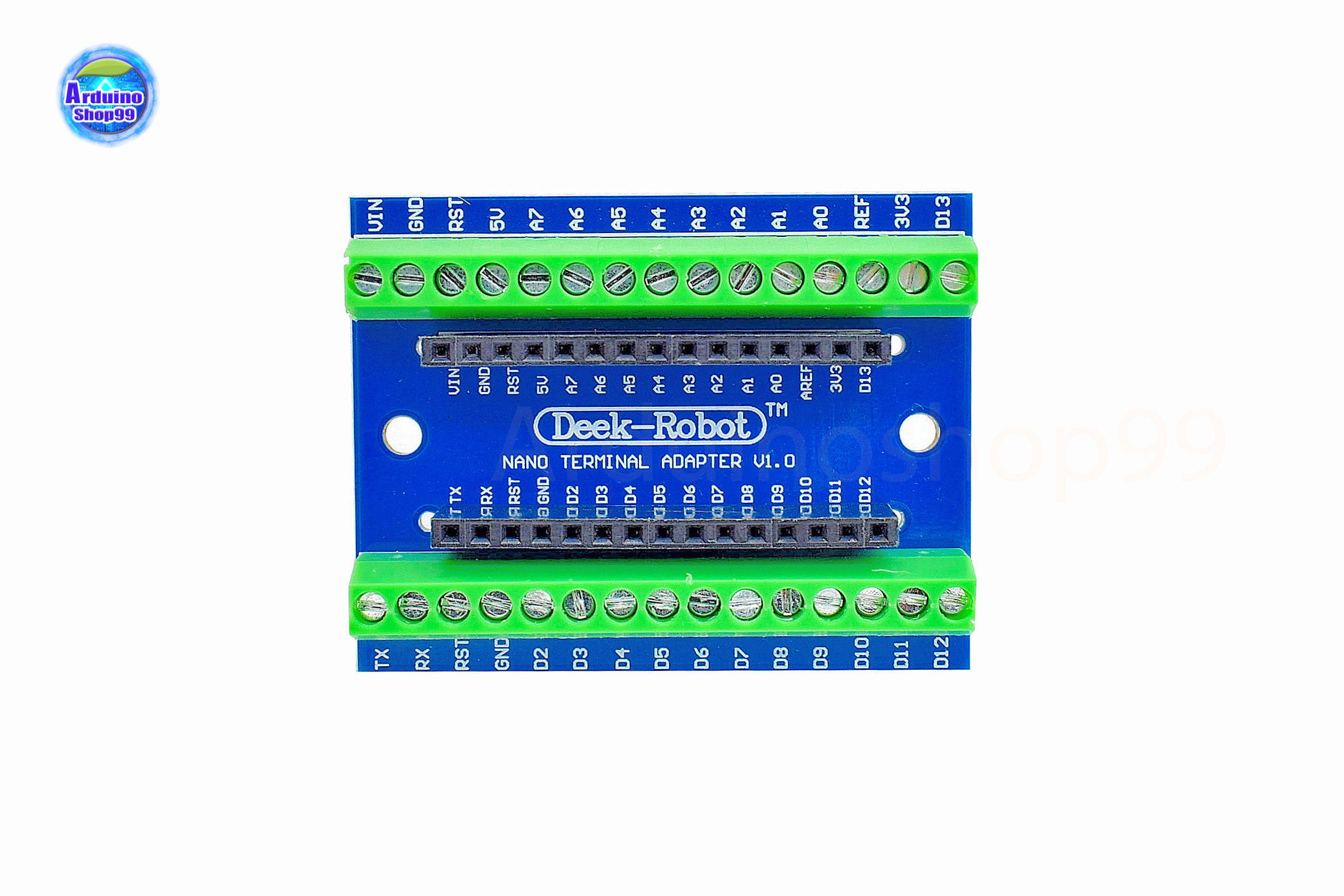 Nano expansion board NANO IO Shield V3.0 Shield บอร์ดขยาย Nano V3.0 (Blue)