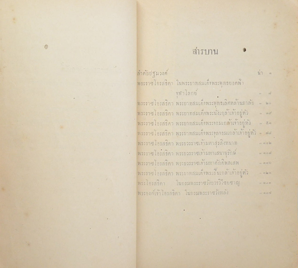 ราชสกุลวงศ์ พระนามเจ้าฟ้าแลพระองค์เจ้าในกรุงรัตนโกสินทร์ (ขายตามสภาพ)