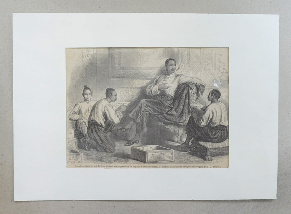 ภาพลายเส้นประกอบหนังสือต่างประเทศ