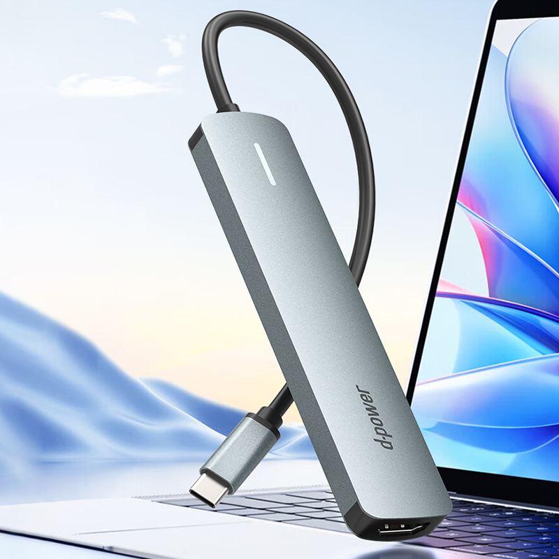 d-power ตัวแปลงสัญญาณ 7in1 รุ่น AD-X10 รองรับ HDMI 4K ใช้งานได้กับสมาร์ทโฟนเเละอุปกรณ์ IT ทุกรุ่น ประกัน 1 ปี