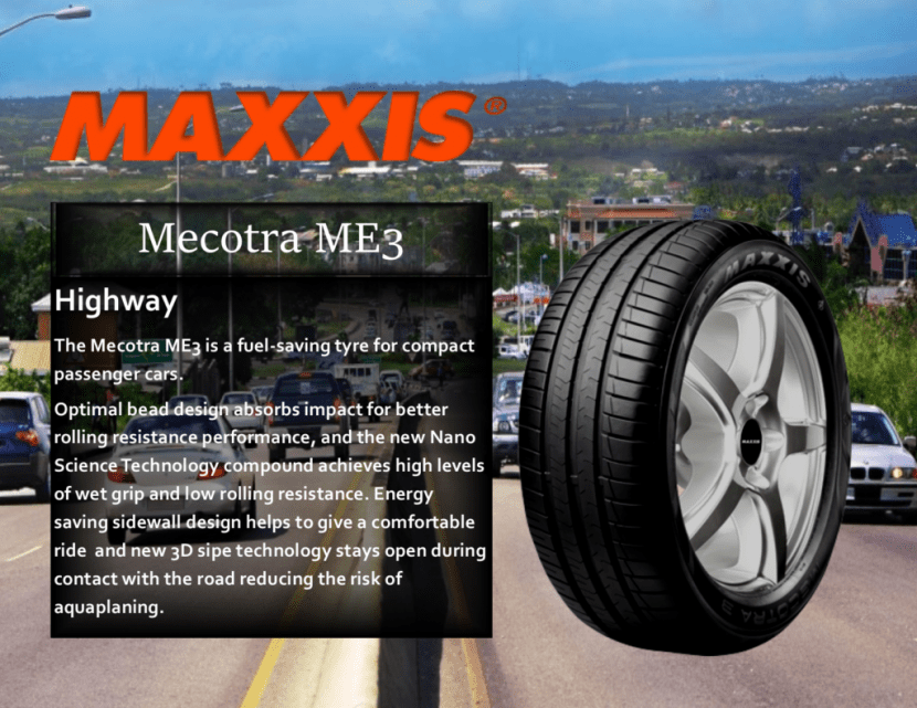 ยาง MAXXIS MECROTA ME 3 ขนาด 195/55-15 ราคาพิเศษ สั่งได้