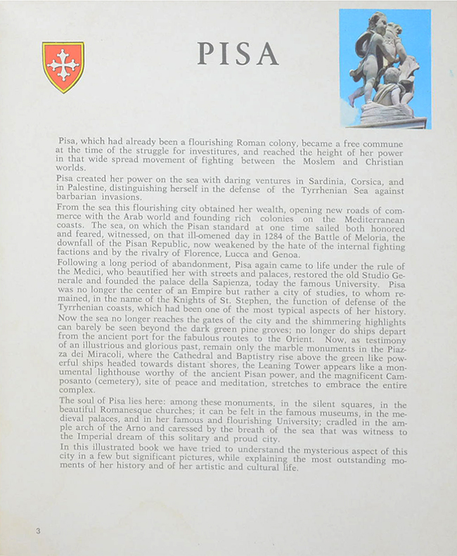 Pisa art and history