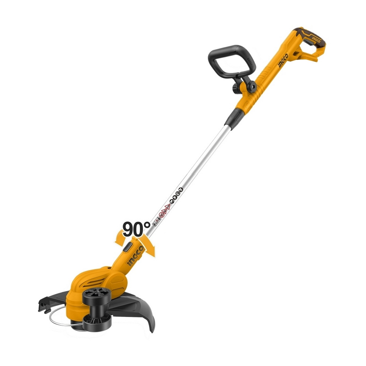 INGCO CGTLI203285 เครื่องเล็มหญ้าสายเอ็น ไร้สาย 20V แบตx1